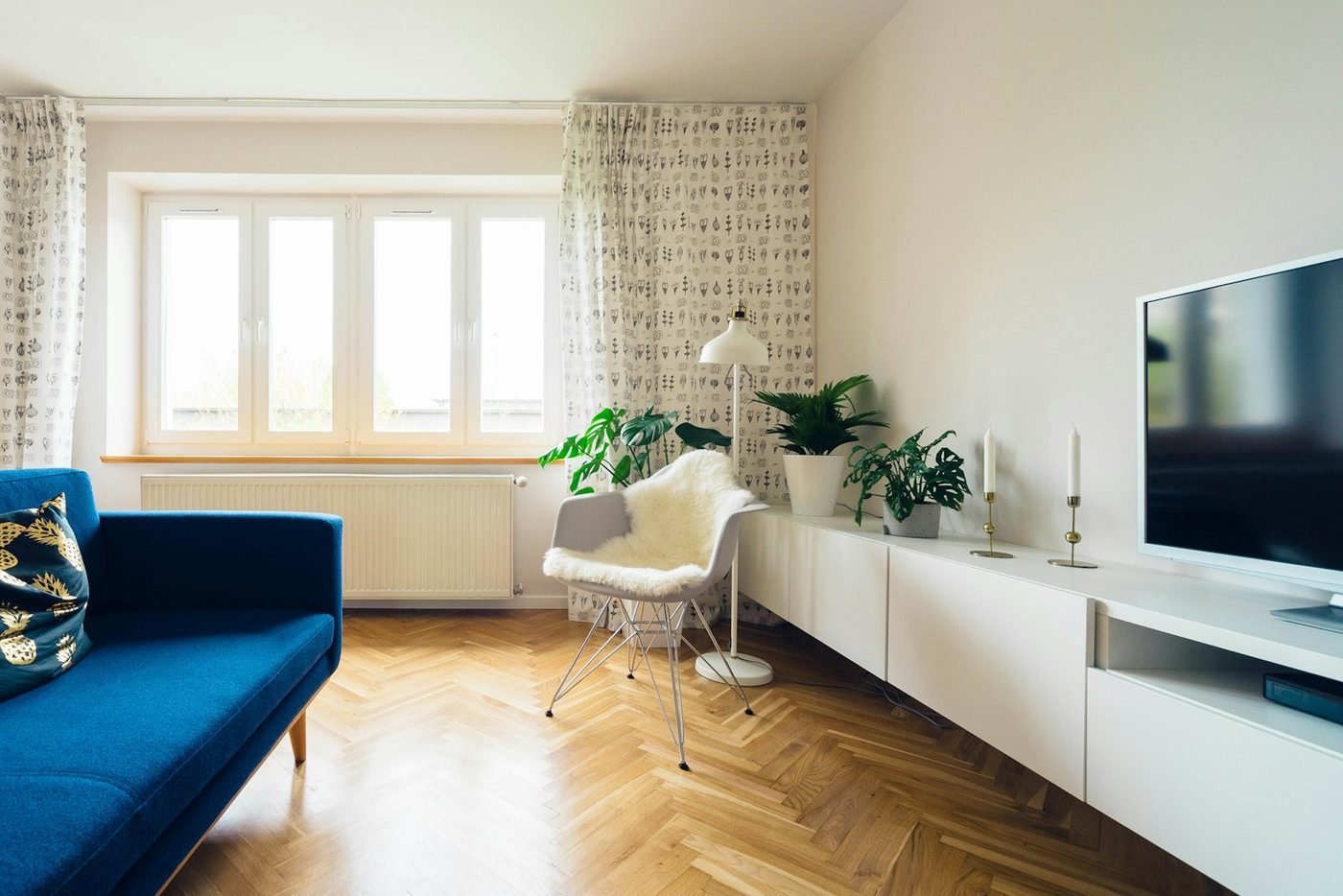 Verkaufte Stadtwohnung mit Parkettboden
